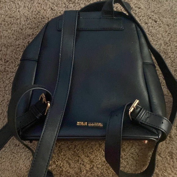 Steve Madden, black studded backpack. - Picture 2 of 3